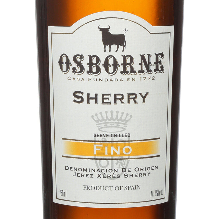Osborne Sherry Fino - 750ML - Front Label