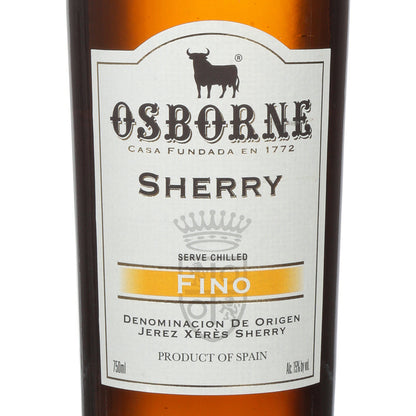 Osborne Sherry Fino - 750ML - Front Label