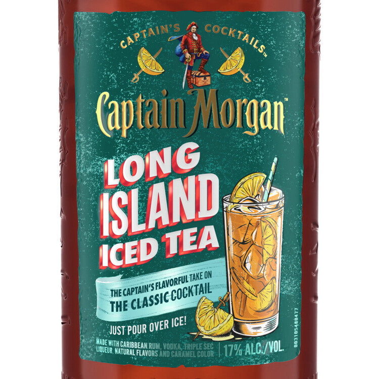 Captain Morgan Long Island Iced Tea 34 - 1.75L - Front Label