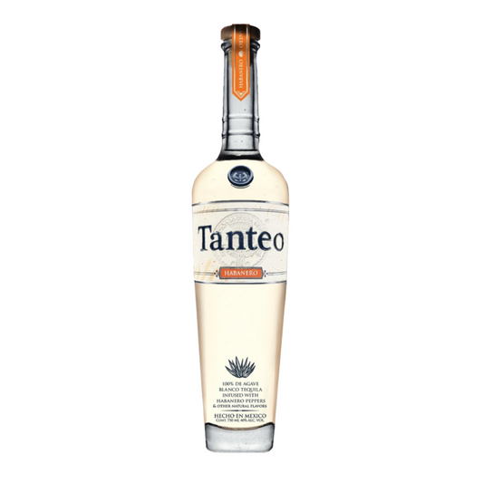 Tanteo Tequila Blanco Habanero Peppers 80 - 750ML - Front