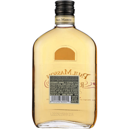 Paul Masson Red Berry Flavored Brandy Grande Amber 54 - 375ML - Back