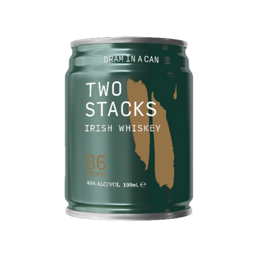 Two Stacks Blended Irish Whiskey Dram In A Can 86 - 100ML