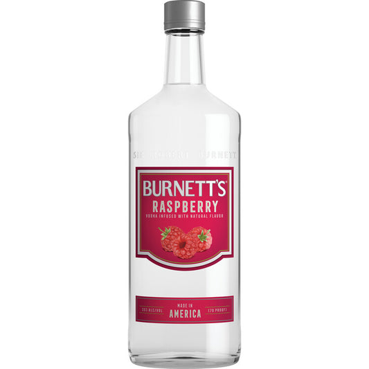 Burnett's Raspberry Flavored Vodka 60 - 1.0L - Front