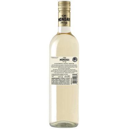 Ck Mondavi Pinot Grigio California - 750ML - Back