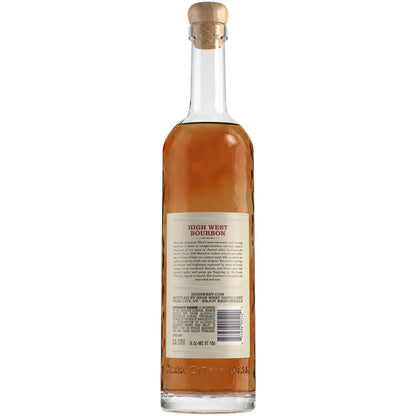 High West Blended Bourbon 92 - 750ML - Back