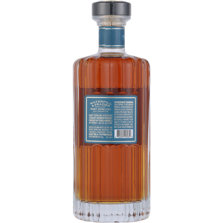 Mary Dowling Straight Bourbon Tequila Barrel Finish 93 - 750ML - Back