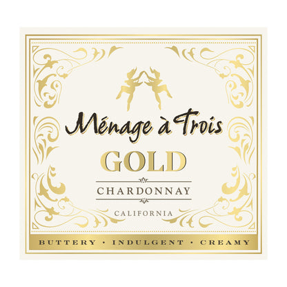 Menage A Trois Chardonnay Gold California - 750ML