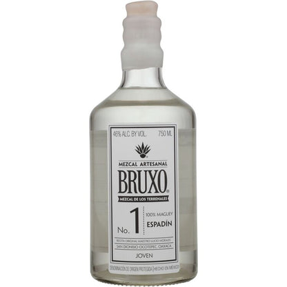 Bruxo Mezcal Artesanal Joven No. 1 Espadin 92 - 750ML - Front