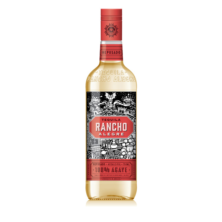 Rancho Alegre Tequila Reposado 80 - 750ML - Front