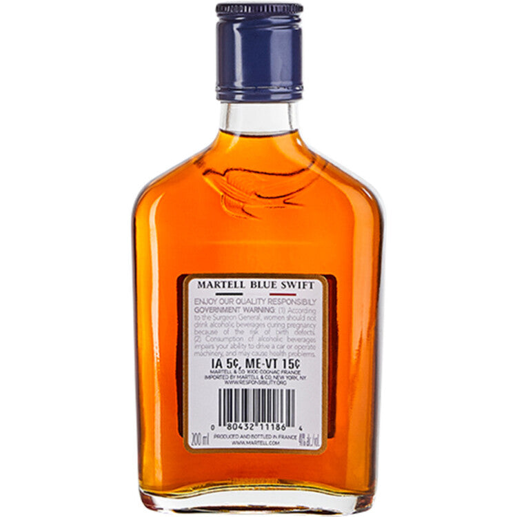 Martell Cognac Vsop Finished In Bourbon Casks Blue Swift 80 - 200ML