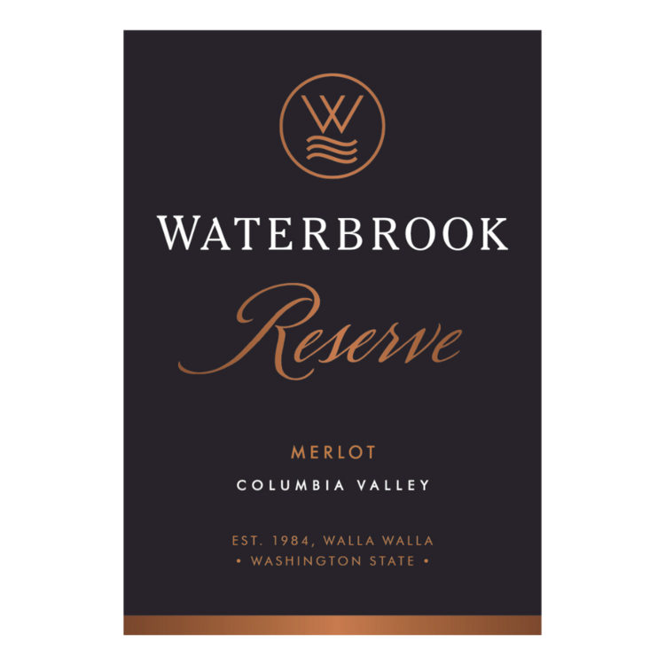 Waterbrook Merlot Reserve Columbia Valley 2021 - 750ML