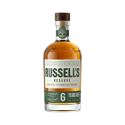 Russell's Reserve Straight Rye Whiskey Small Batch 6 Yr 90 - 750ML - Front