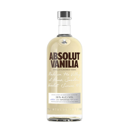 Absolut Vanilla Flavored Vodka Vanilia 76 - 1.0L - Front