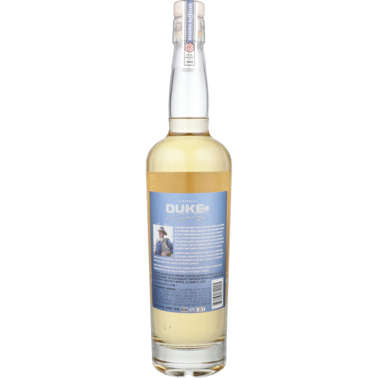 Duke Tequila Reposado Founder's Reserve 80 - 750ML - Back