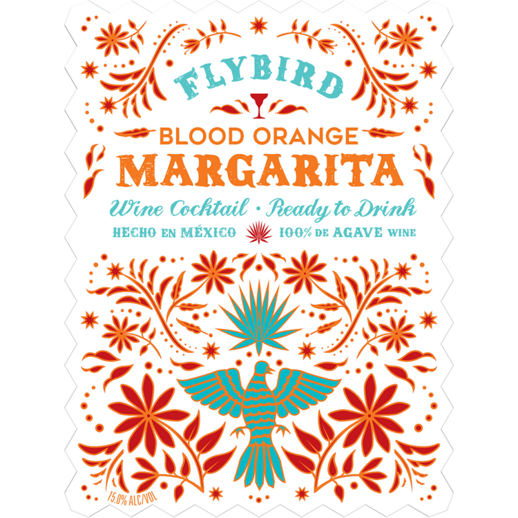 Flybird Blood Orange Margarita Wine Cocktail - 750ML - Front Label