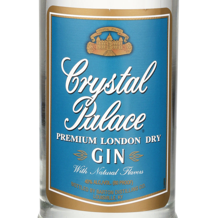 Crystal Palace London Dry Gin 80 - 1.0L - Front Label