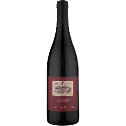 Montirius Cotes Du Rhone Rouge La Muse Papilles - 750ML - Front