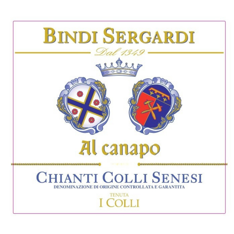 Bindi Sergardi Chianti Colli Senesi Al Canapo 2022 - 750ML - Front Label
