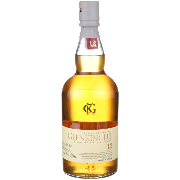 Glenkinchie Single Malt Scotch 12 Yr 86 - 750ML - Front
