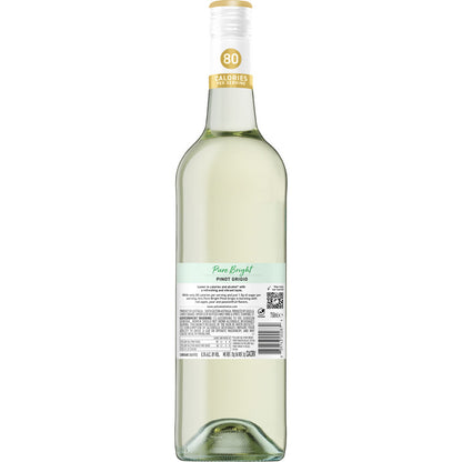 Yellow Tail Pinot Grigio Pure Bright South Eastern Australia - 750ML - Back