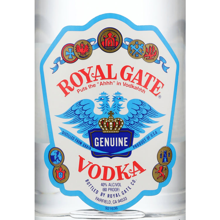 Royal Gate Vodka 80 - 1.75L - Front Label