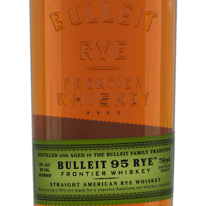 Bulleit Straight Rye Whiskey 95 Small Batch 90 - 750ML - Front Label