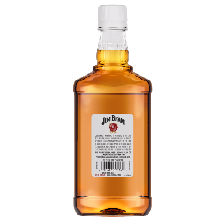 Jim Beam Peach Infused Straight Bourbon 65 - 375ML - Back