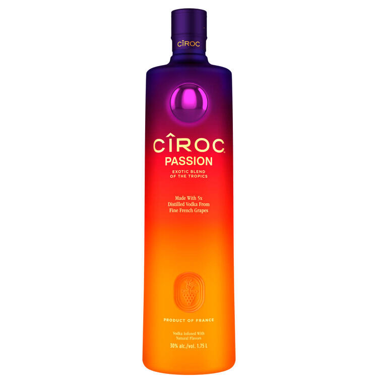 Ciroc Tropical Flavored Vodka Passion 60 - 1.75L - Front