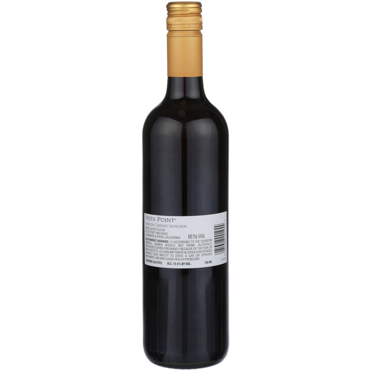 Vista Point Cabernet Sauvignon American - 750ML - Back