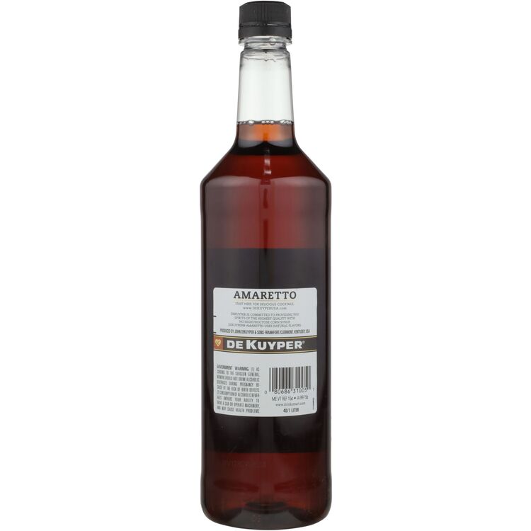 Dekuyper Amaretto 40 - 1.0L - Back