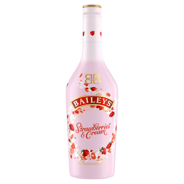 Baileys Cream Liqueur Strawberries & Cream 34 - 750ML - Front