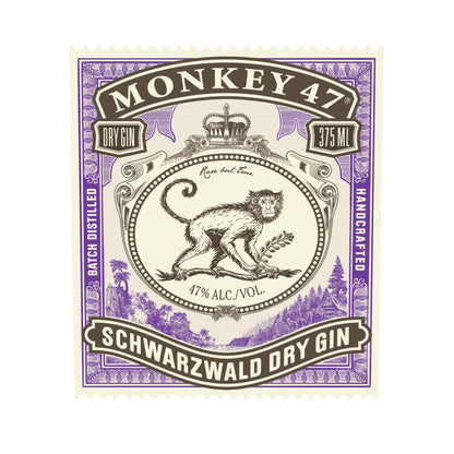 Monkey 47 Dry Gin Schwarzwald 94 - 375ML - Front Label