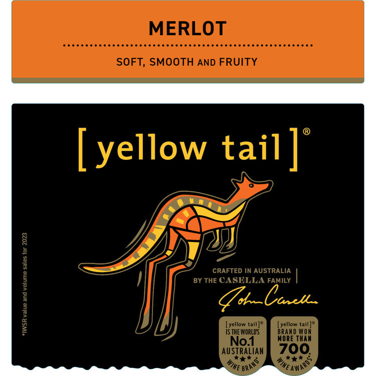 Yellow Tail Merlot South Eastern Australia - 750ML - Front Label