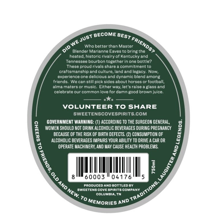 Sweetens Cove Blended Bourbon Kennessee 110.7 - 750ML