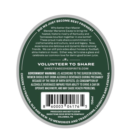 Sweetens Cove Blended Bourbon Kennessee 110.7 - 750ML