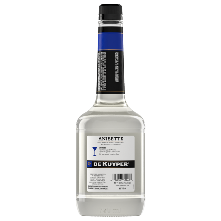 Dekuyper Anisette 60 - 750ML - Back