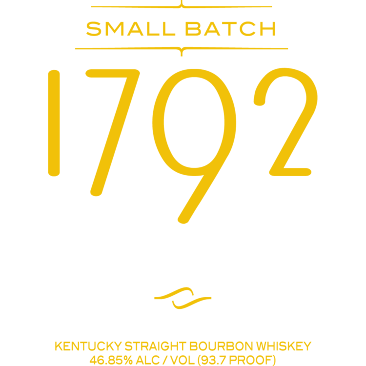 1792 Straight Bourbon Small Batch 93.7 - 750ML - Front Label