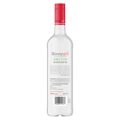 Skinnygirl Spicy Lime Margarita 19.9 - 750ML - Back