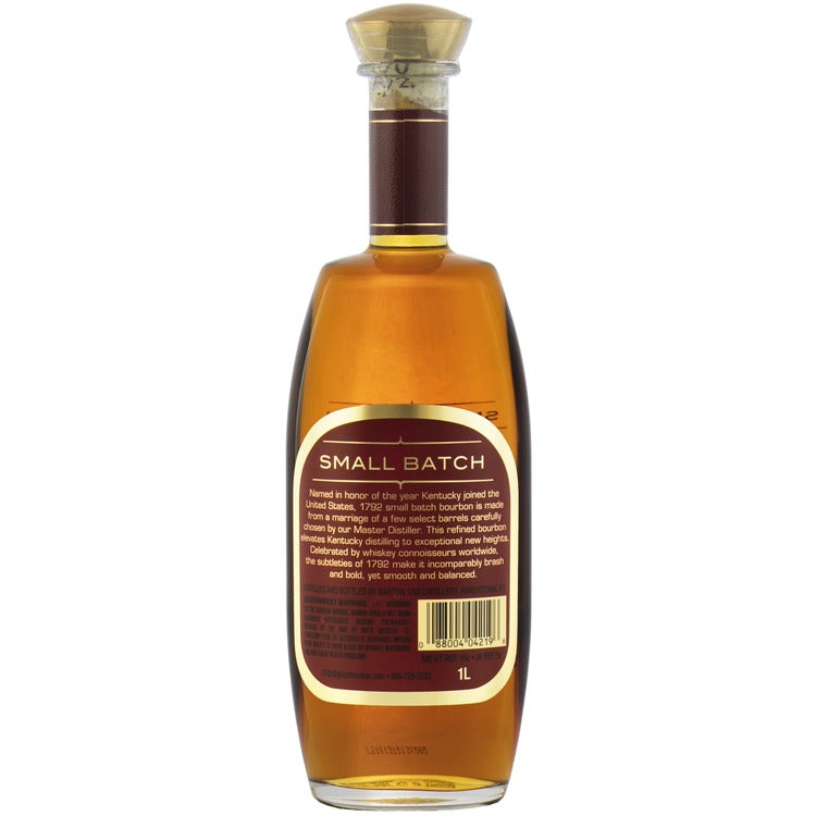 1792 Straight Bourbon Small Batch 93.7 - 1.0L - Back