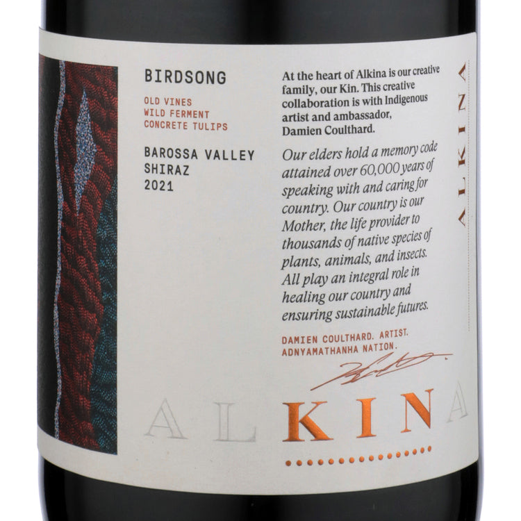 Alkina Shiraz Birdsong Barossa Valley 2021 - 750ML - Front Label