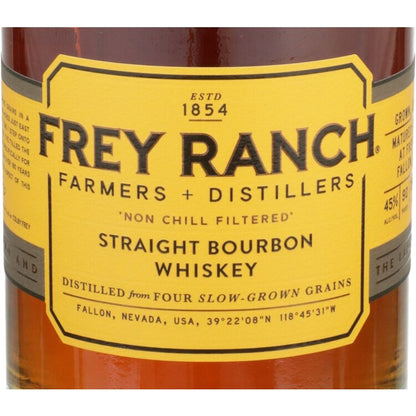 Frey Ranch Straight Bourbon 90 - 750ML - Front Label