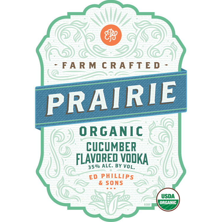 Prairie Cucumber Flavored Vodka 70 - 1.75L - Front Label