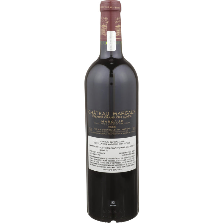 CHATEAU MARGAUX (JN) Chateau Margaux Margaux 2006 Wood Box - Back View