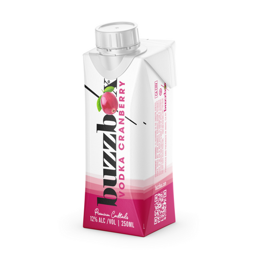 Buzzbox Vodka Cranberry Cocktail 24 - 250ML