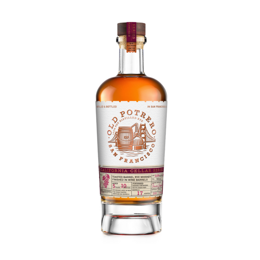 Old Potrero Rye Whiskey California Cellar Series Sonoma Portworks 5 Yr - 700ML - Front