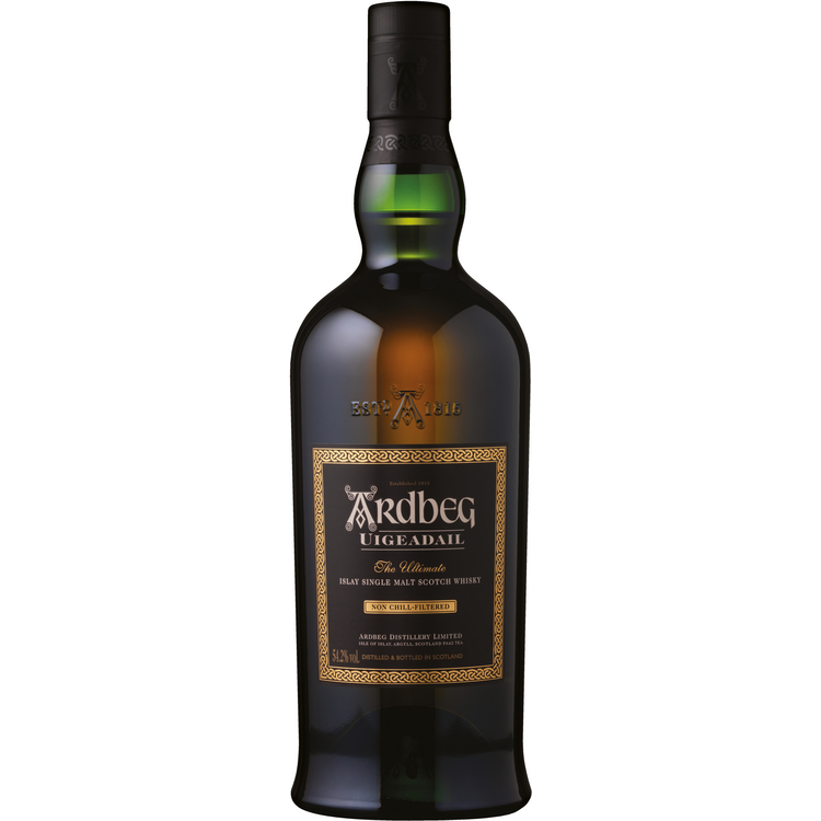 Ardbeg Single Malt Scotch Uigeadail 108.4 - 750ML - Front