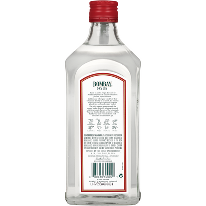 Bombay London Dry Gin 86 - 750ML - Back