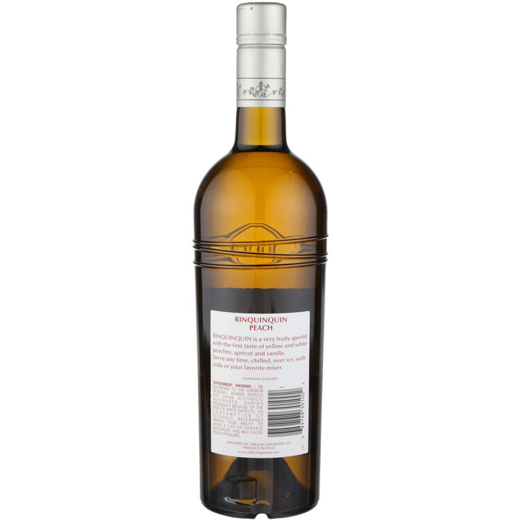 Rinquinquin Aperitif Wine A La Peche - 750ML - Back
