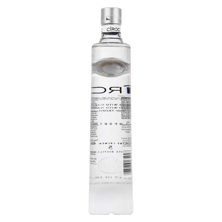 Ciroc Coconut Flavored Vodka 70 - 375ML - Back