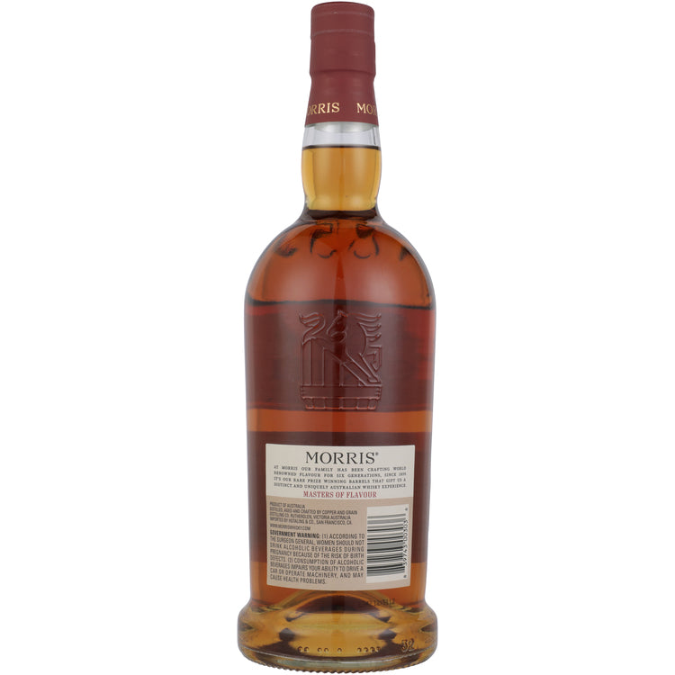 Morris Single Malt Whisky 88 - 700ML - Back
